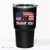 Thank You USA Troops Tumbler thumb 0