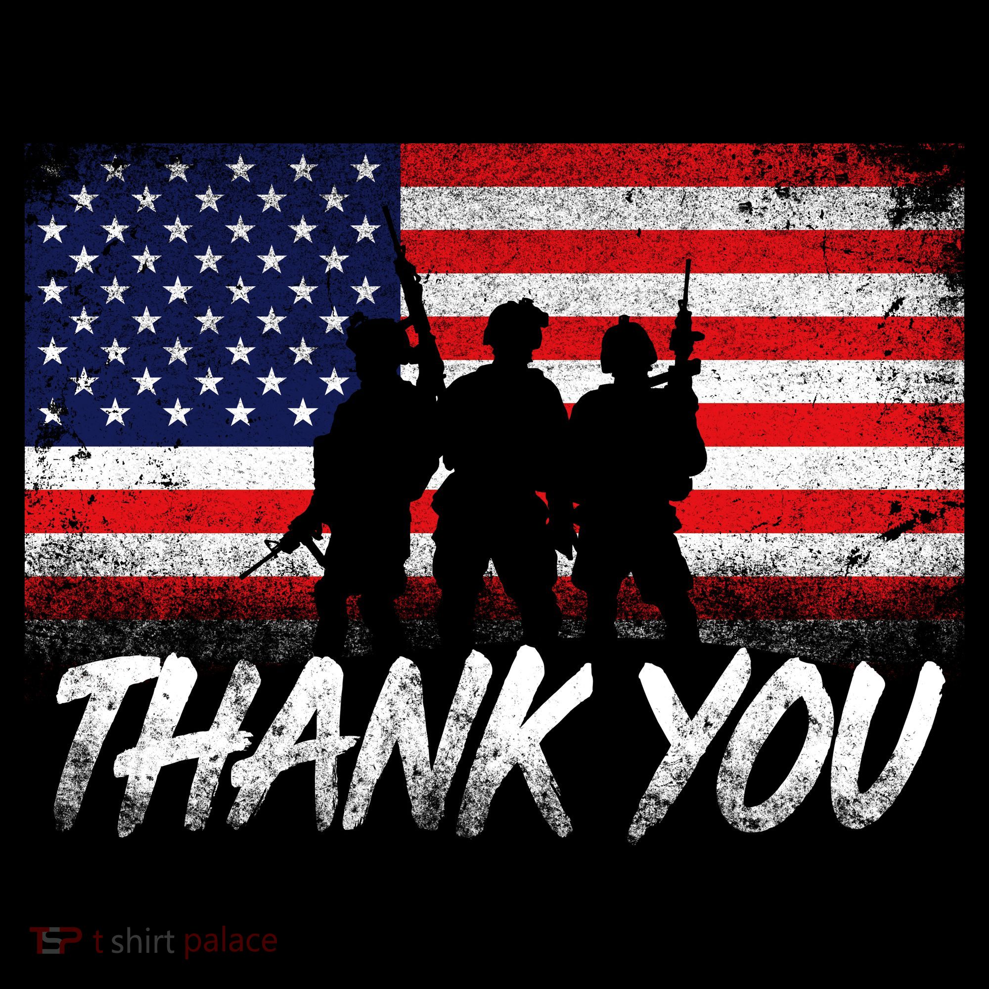 Thank You USA Troops Baby Bodysuit