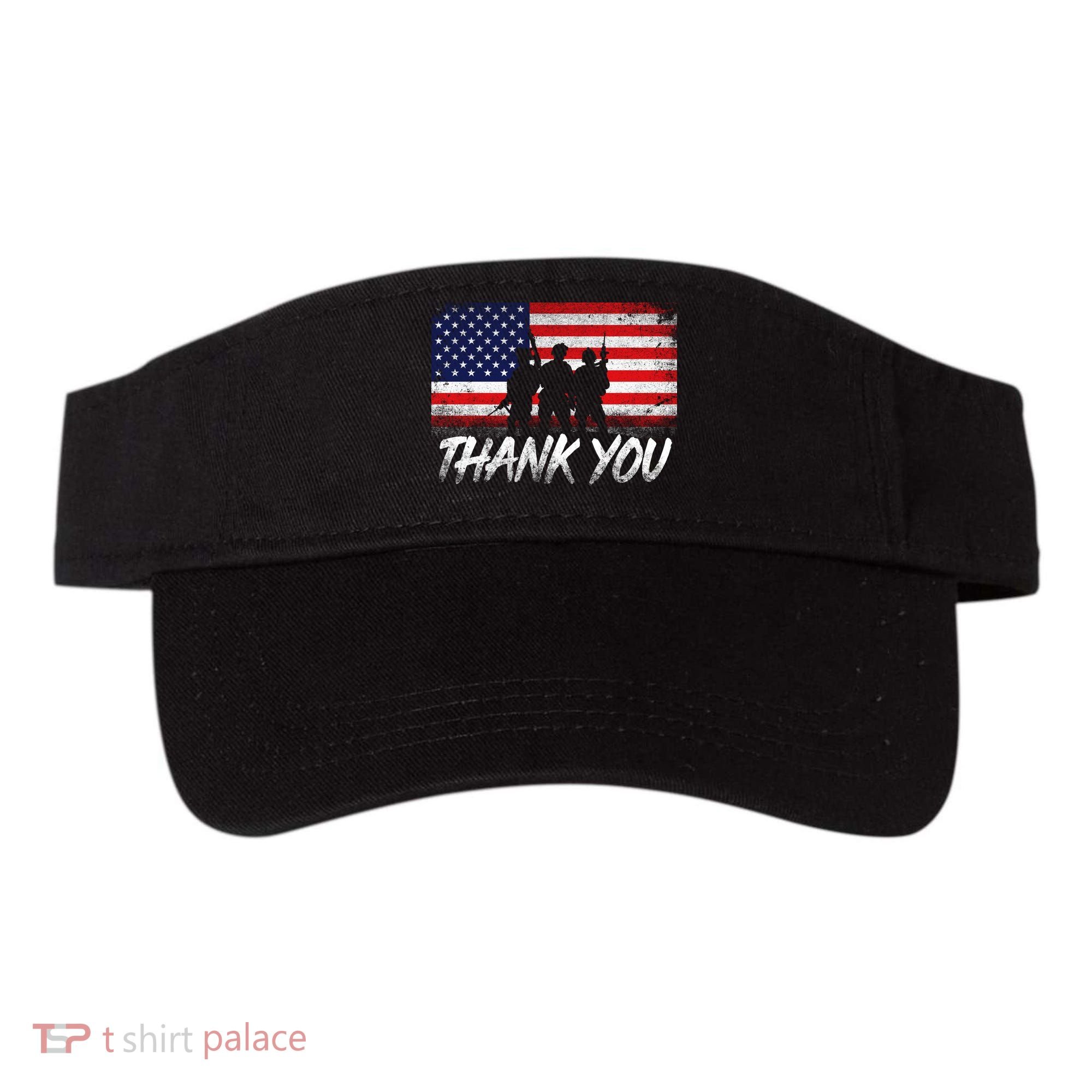 Thank You USA Troops Visor
