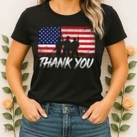 Thank You USA Troops Women's T-Shirt thumb 2