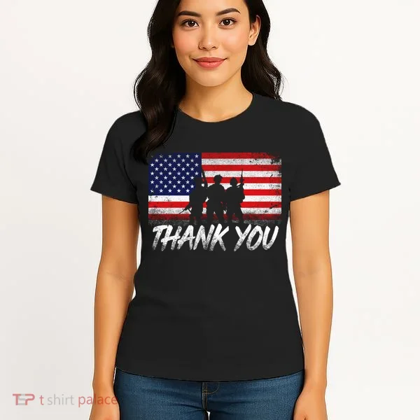 Thank You USA Troops Women's T-Shirt