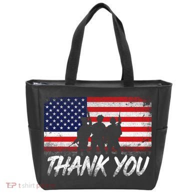 Thank You USA Troops Tote Bag