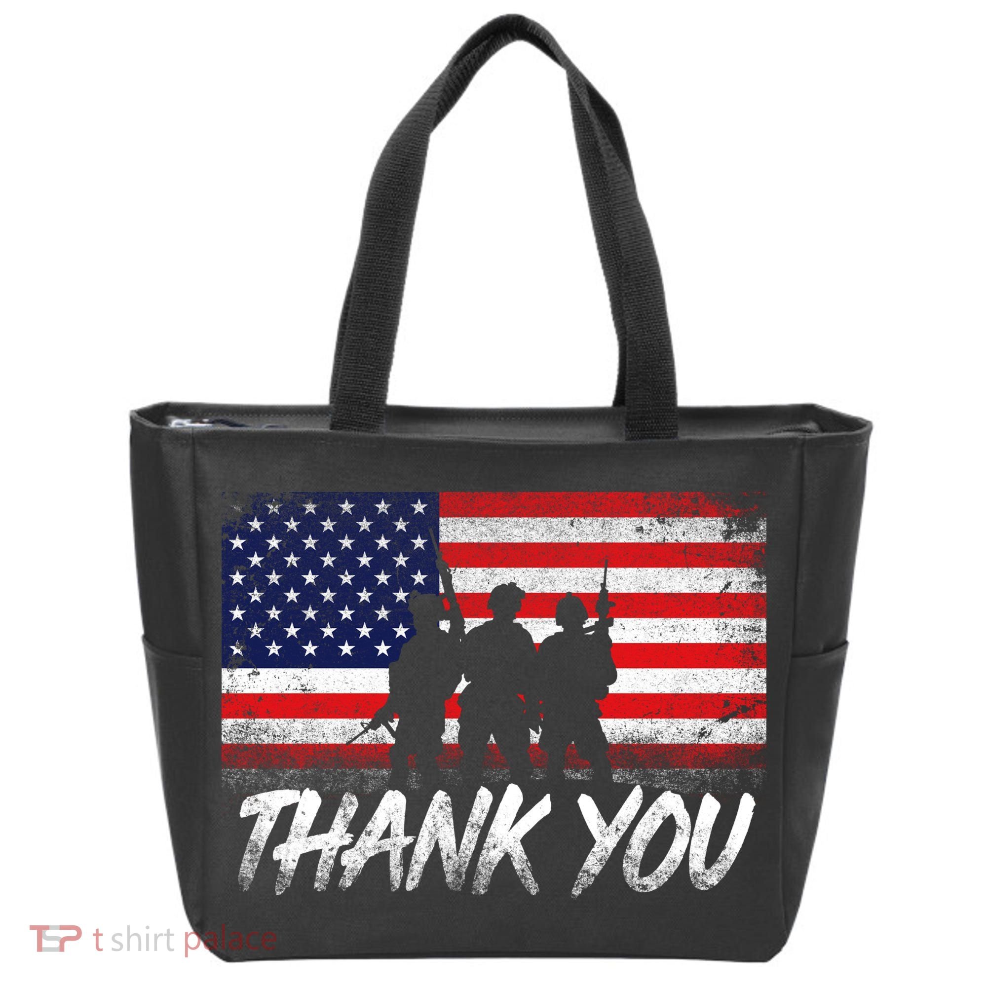 Thank You USA Troops Tote Bag