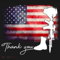 Thank You Veterans Memorial Day Backpack thumb 2