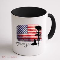 Thank You Veterans Memorial Day Coffee Mug thumb 1