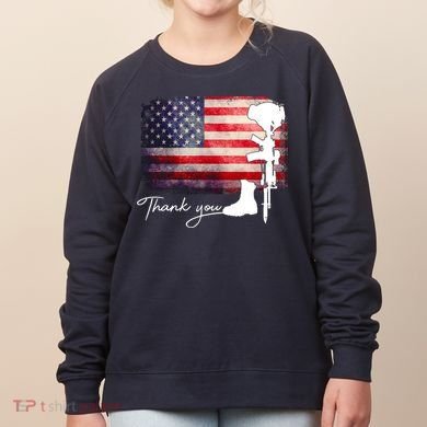 Thank You Veterans Memorial Day Women's Sweatshirt