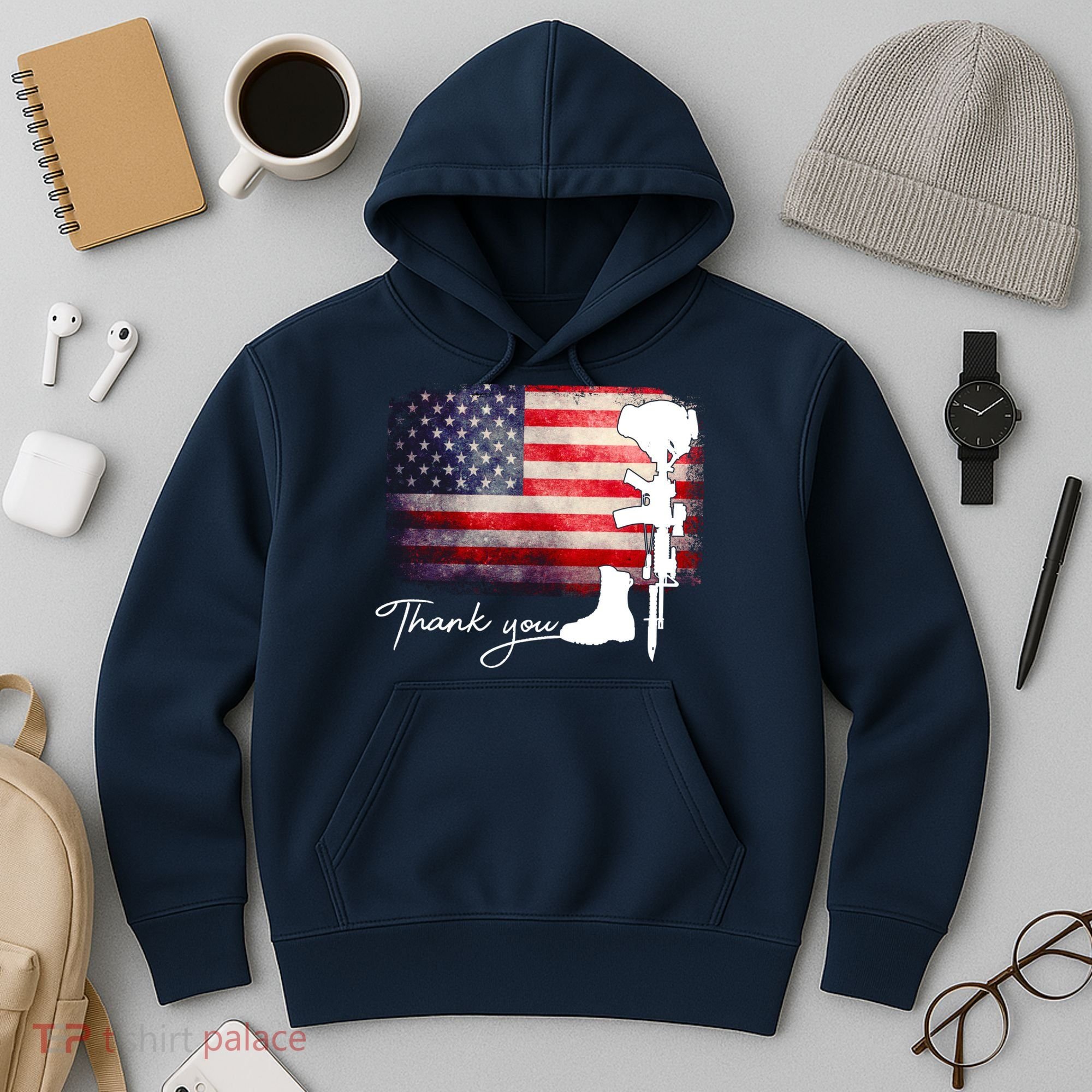 Thank You Veterans Memorial Day Hoodie