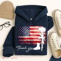 Thank You Veterans Memorial Day Hoodie thumb 4