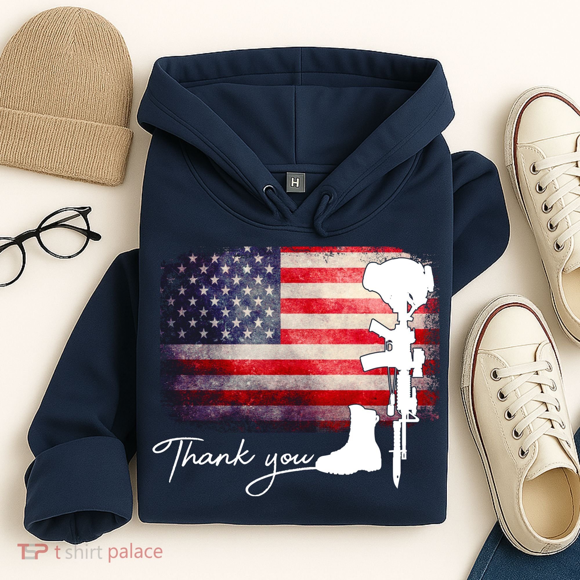 Thank You Veterans Memorial Day Hoodie