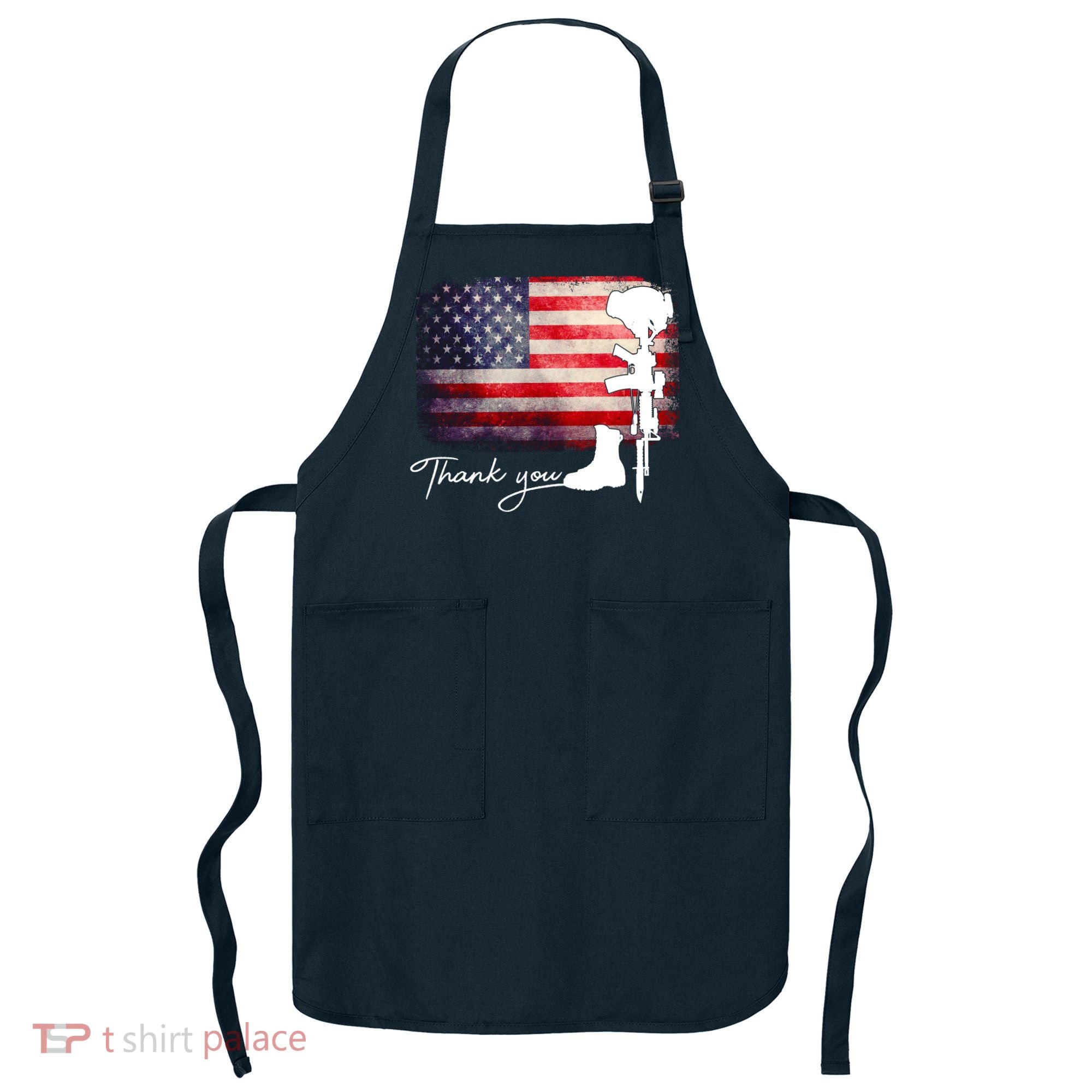 Thank You Veterans Memorial Day Apron