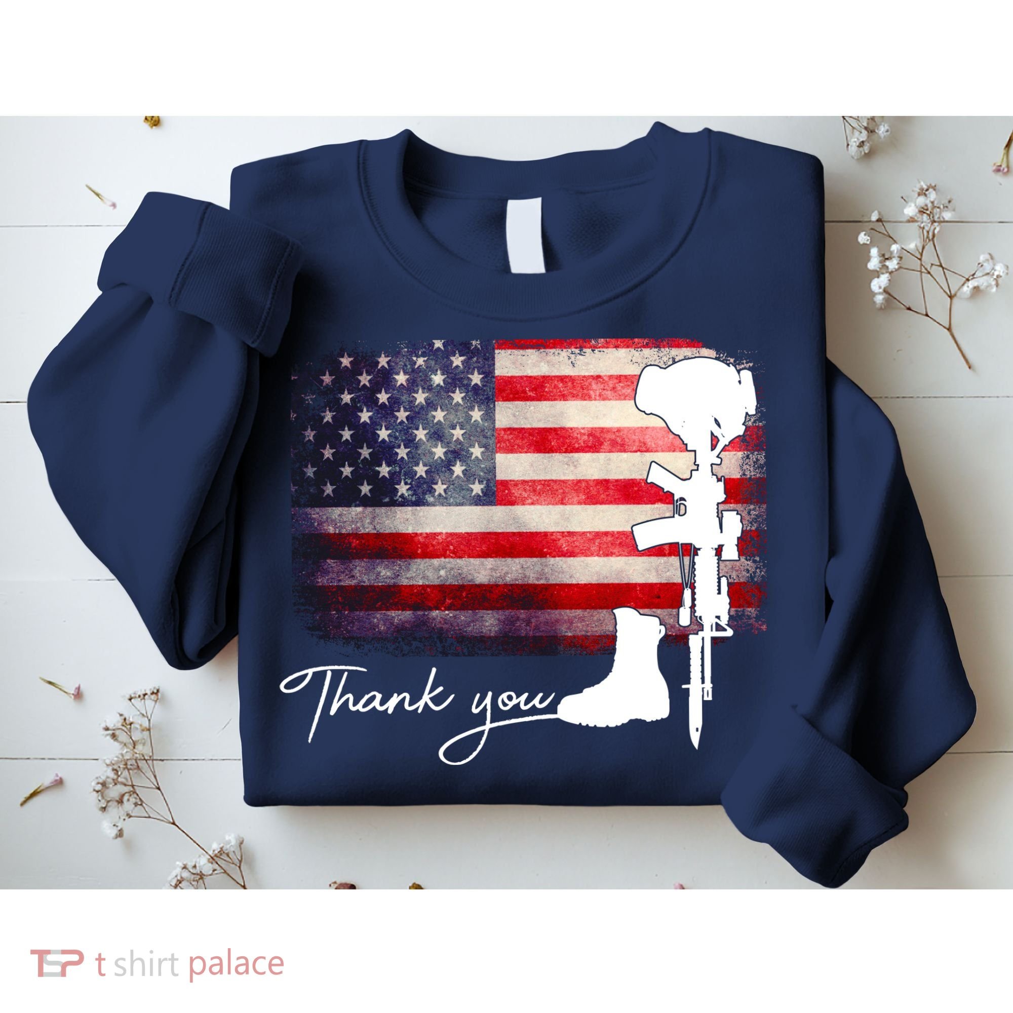 Thank You Veterans Memorial Day Sweatshirt