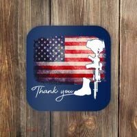 Thank You Veterans Memorial Day Coaster thumb 0
