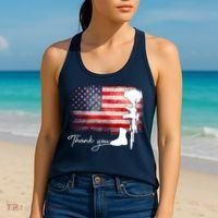 Thank You Veterans Memorial Day Women's Tank Top thumb 2