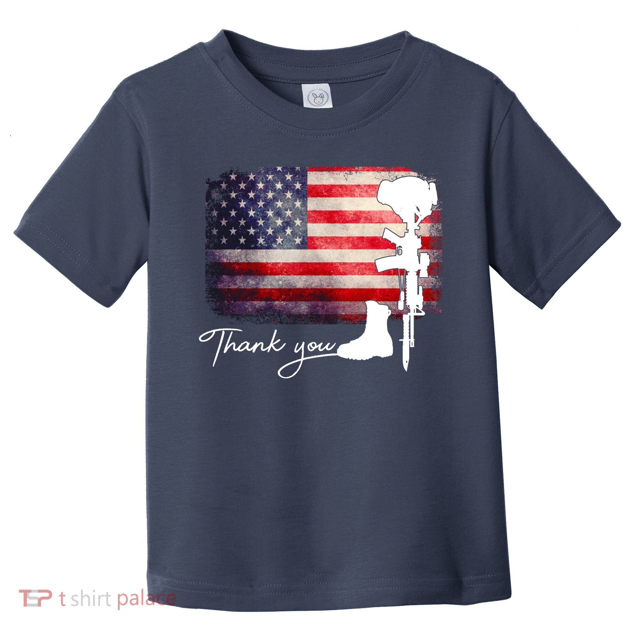 Thank You Veterans Memorial Day Toddler T-Shirt