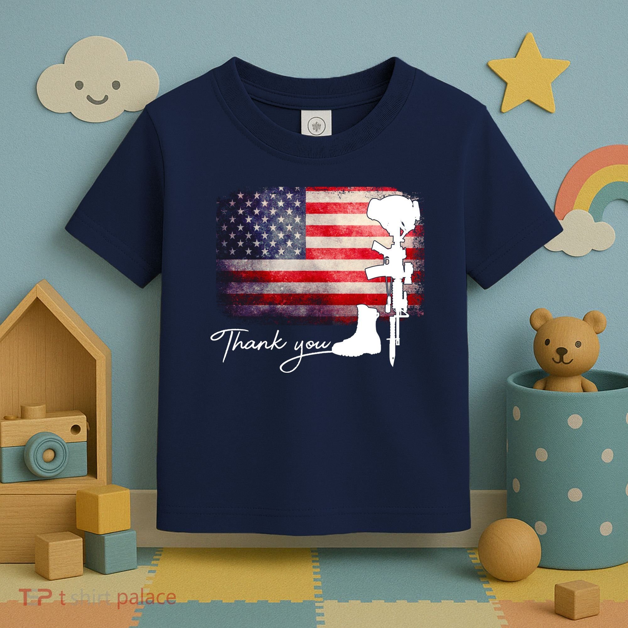 Thank You Veterans Memorial Day Toddler T-Shirt