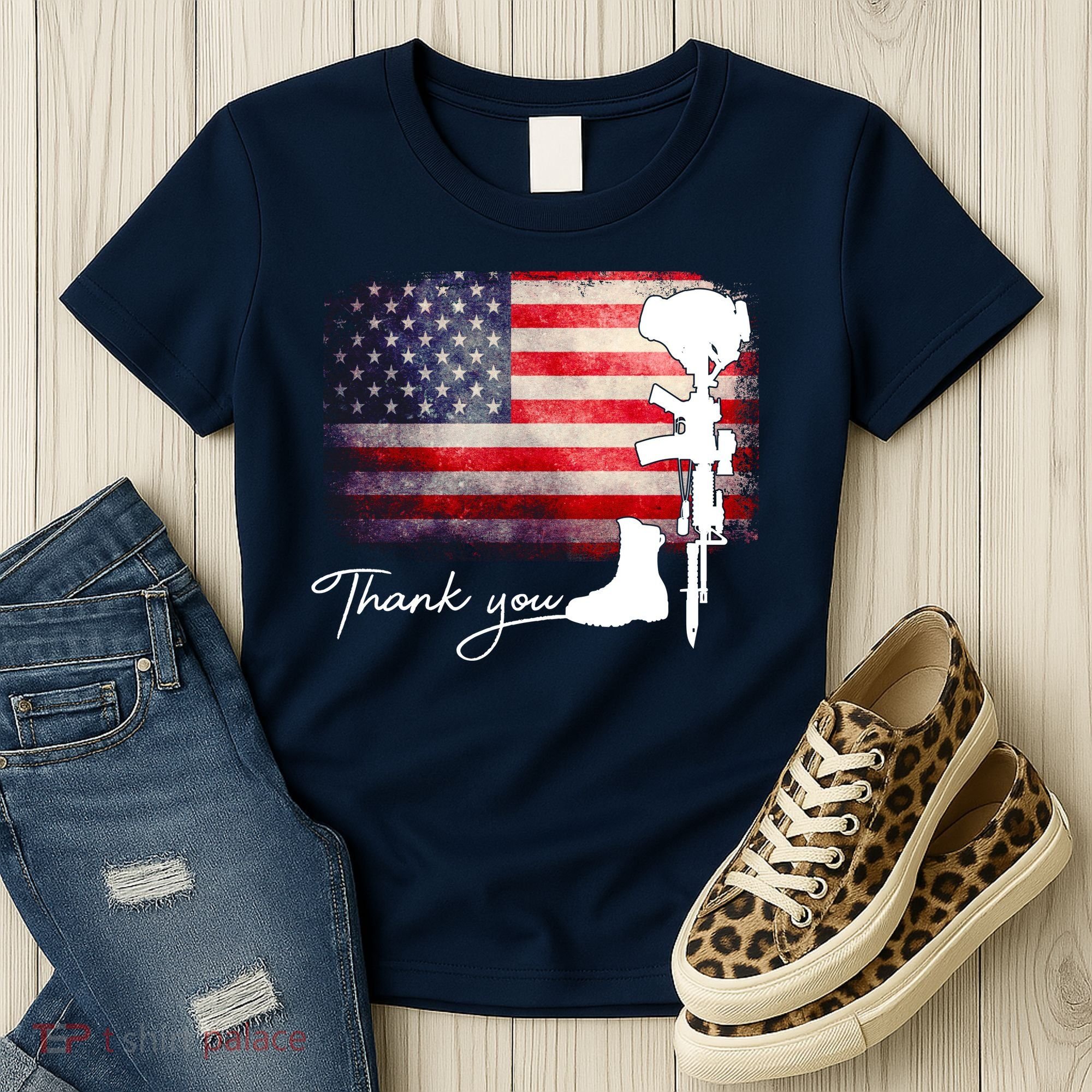 Thank You Veterans Memorial Day Women's T-Shirt