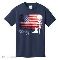 Thank You Veterans Memorial Day Kids T-Shirt thumb 0