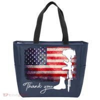 Thank You Veterans Memorial Day Tote Bag thumb 0