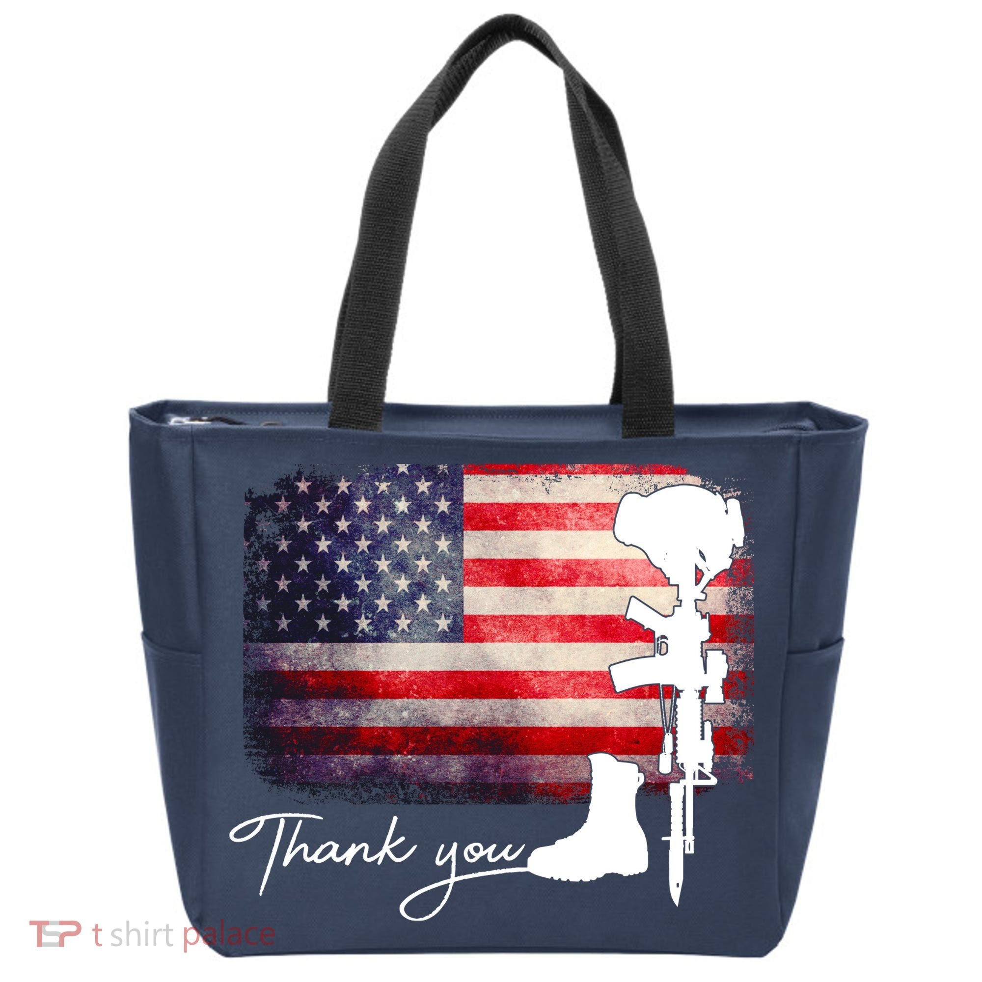 Thank You Veterans Memorial Day Tote Bag