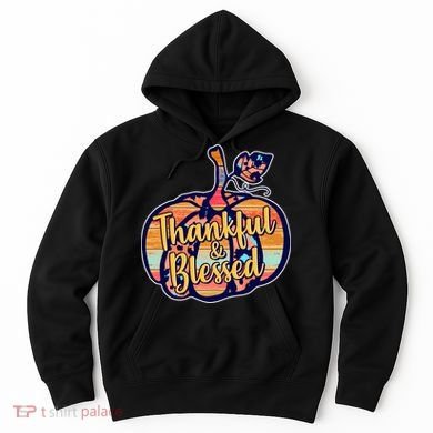 Thankful & Blessed Fashion Pumpkin Hoodie