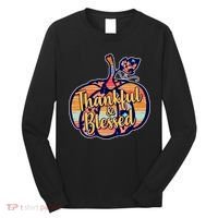 Thankful & Blessed Fashion Pumpkin Long Sleeve Shirt thumb 0