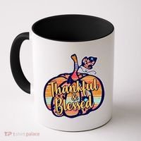 Thankful & Blessed Fashion Pumpkin Coffee Mug thumb 0