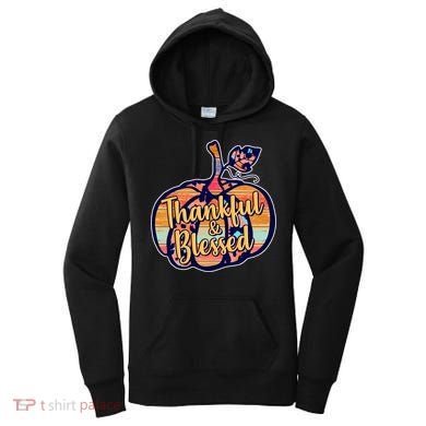 Thankful & Blessed Fashion Pumpkin Women's Hoodie