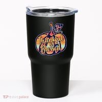 Thankful & Blessed Fashion Pumpkin Tumbler thumb 0