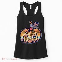 Thankful & Blessed Fashion Pumpkin Women's Tank Top thumb 0