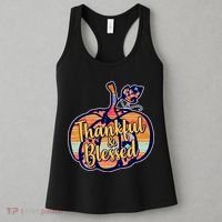 Thankful & Blessed Fashion Pumpkin Women's Tank Top thumb 3