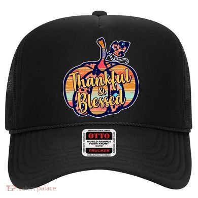 Thankful & Blessed Fashion Pumpkin Hat