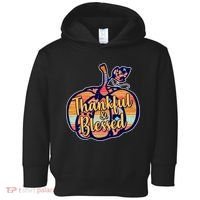 Thankful & Blessed Fashion Pumpkin Toddler Hoodie thumb 0