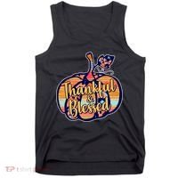 Thankful & Blessed Fashion Pumpkin Tank Top thumb 0