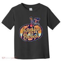 Thankful & Blessed Fashion Pumpkin Toddler T-Shirt thumb 0