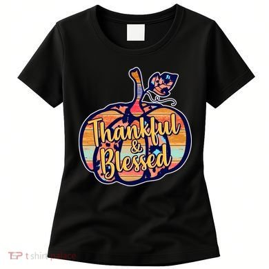 Thankful & Blessed Fashion Pumpkin Women's T-Shirt