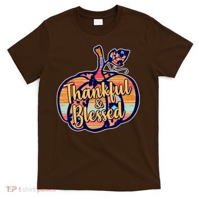 Thankful & Blessed Fashion Pumpkin T-Shirt