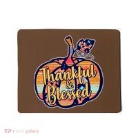 Thankful & Blessed Fashion Pumpkin Mousepad thumb 0