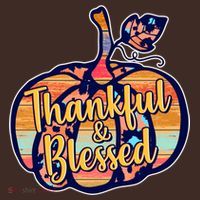 Thankful & Blessed Fashion Pumpkin Baby Bodysuit thumb 2