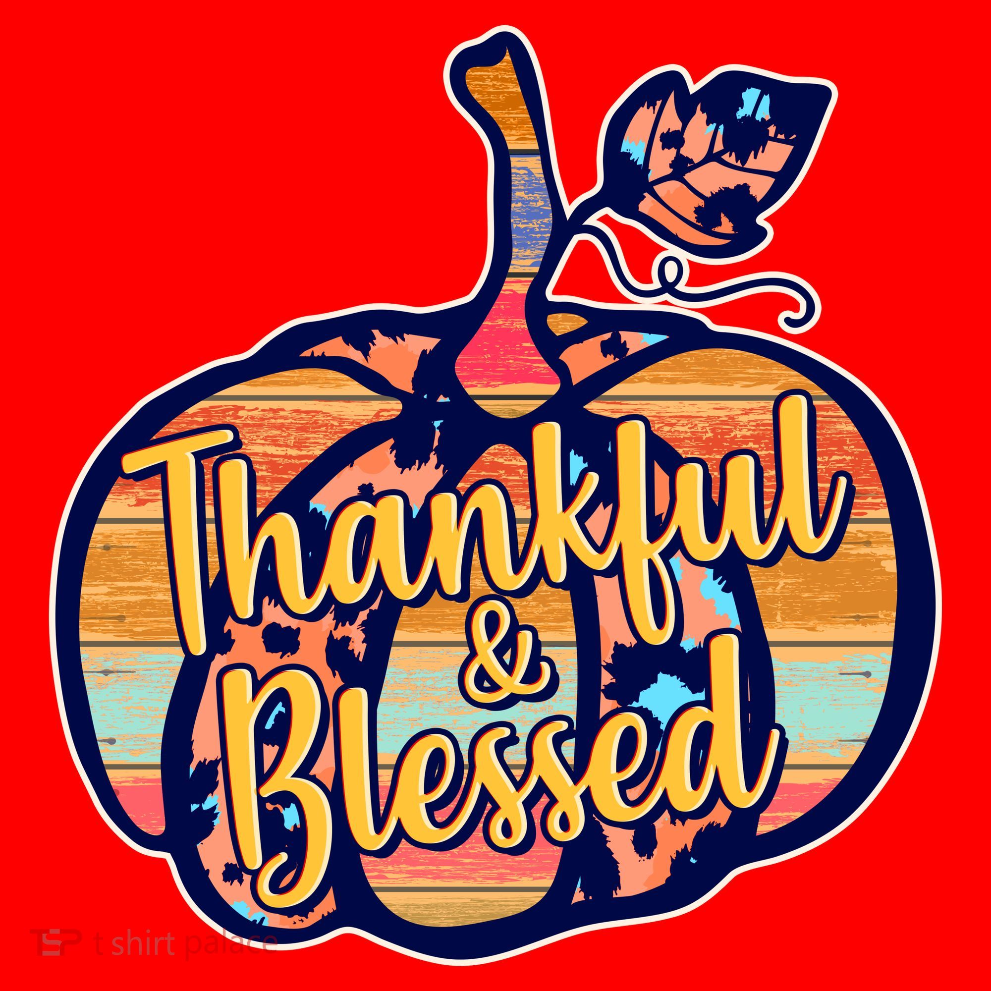 Thankful & Blessed Fashion Pumpkin Santa Hat