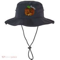 Thankful Abstract Pumpkin Thanksgiving Bucket Hat thumb 0