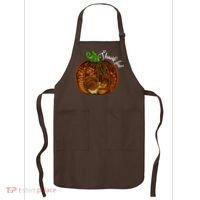 Thankful Abstract Pumpkin Thanksgiving Apron thumb 0