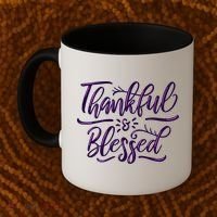 Thankful And Blessed Coffee Mug thumb 2