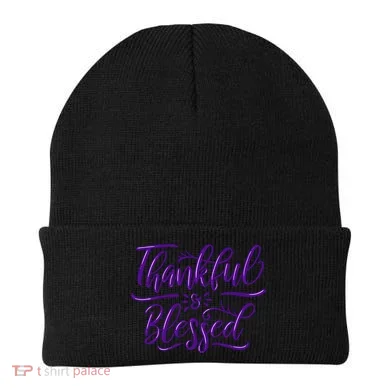 Thankful And Blessed Beanie