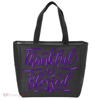 Thankful And Blessed Tote Bag