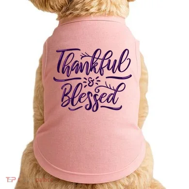Thankful And Blessed Doggie Tank