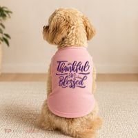 Thankful And Blessed Doggie Tank thumb 2