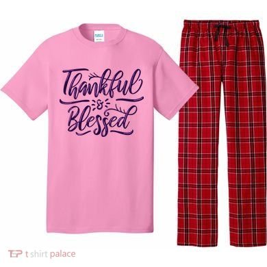 Thankful And Blessed Pajama Set