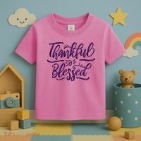 Thankful And Blessed Toddler T-Shirt thumb 3