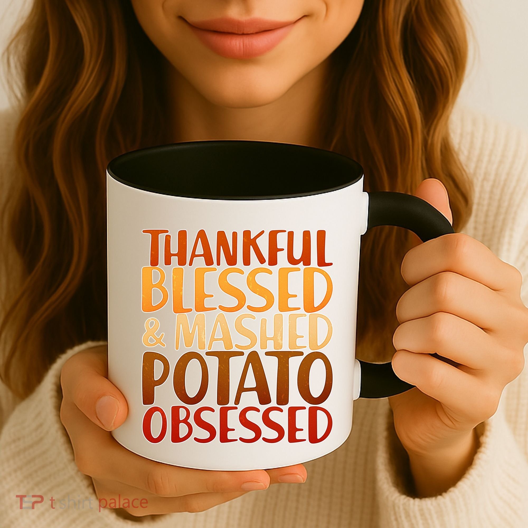 Thankful Blessed Mashed Potato Obsessed  Coffee Mug