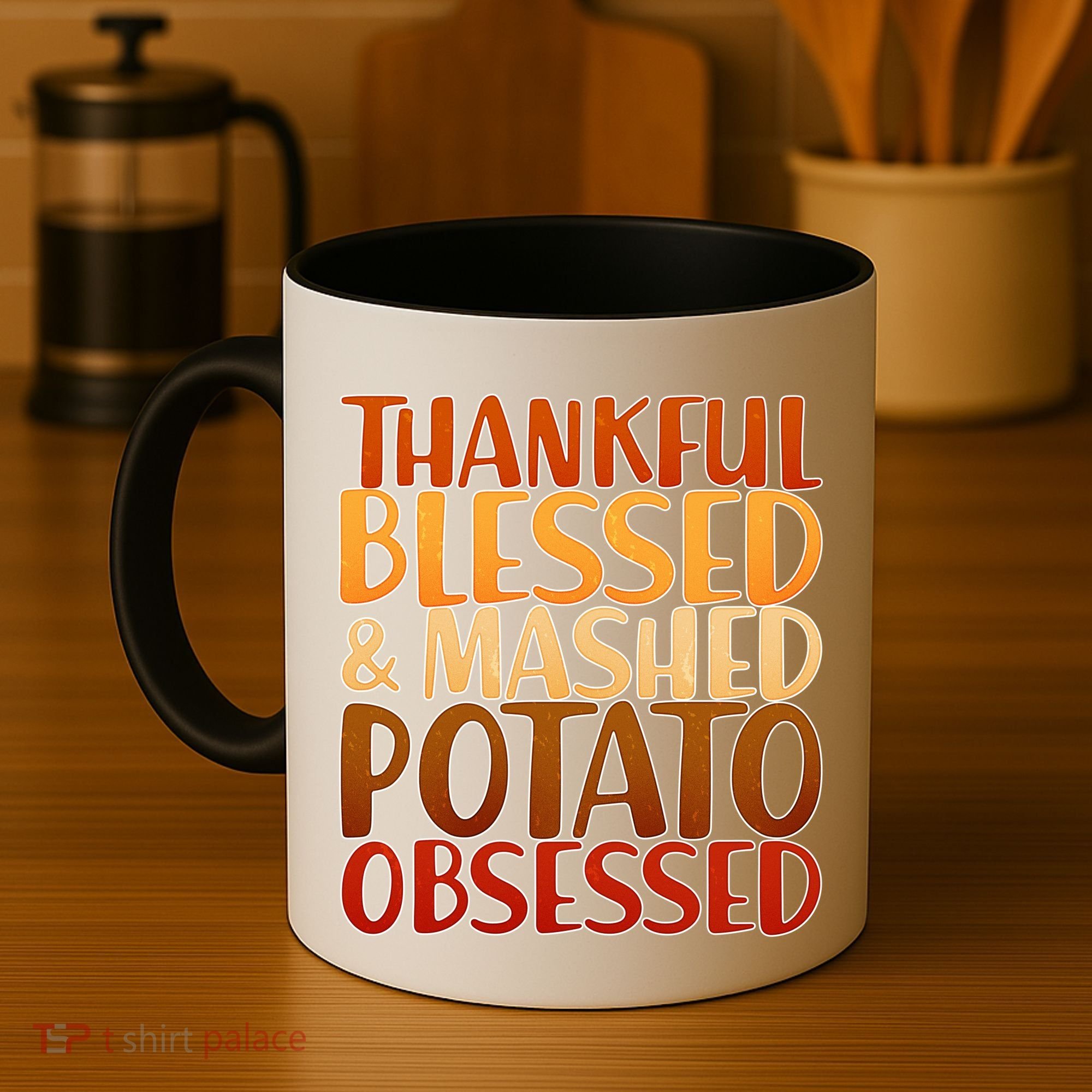 Thankful Blessed Mashed Potato Obsessed  Coffee Mug